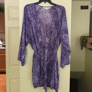 Victoria's Secret Purple Sheer Robe